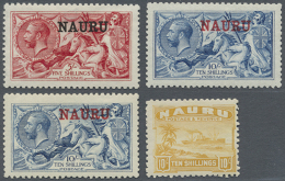 1916-35: Collection Of The First Sets Complete, Mint Never Hinged Or (few) Lightly Hinged, Including See Horses... - Nauru