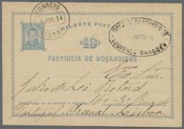 1894/1959 (ca.), Accumulation With 20 Covers And Used Postal Stationeries Incl. Different Types And Frankings,... - Mozambique