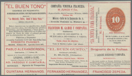 1893/1928, Group Of 11 Used Stationery (plus An Unused Advertising Letter), Showing A Nice Array Of Postal History,... - Mexico