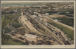 1910/1950 (ca.), Accumulation Of Apprx. 215 Ppc, Depicting Buildings, Street Scenes, Infrastructure, Native People,... - Marokko (1956-...)