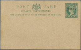 1879/1960 (ca.), Straits Settlements/Malaysian States/Singapore, Lot Of 38 (mainly Unused) Stationeries, Mainly... - Malaysia (1964-...)
