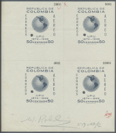 1950, 75th Anniversary Of UPU (Michel Nos. 590/96, Blocks 4/5), Specialised Collection Incl. Many Specialities,... - Colombia