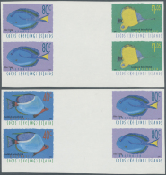 1995, Special Lot Of The Fish Series Containing In All 86 Imperforated Stamps For The Values 40c, 80c And $1.05... - Cocos (Keeling) Islands