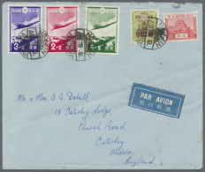 1885/1960 (ca.), Covers/ppc/used Stationery (59) Inc. 1937 Semipostal Set On Commercial Air Mail Cover To England,... - Autres & Non Classés