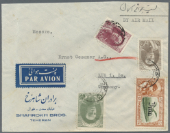 1939/1940, Small Lot Of 8 Letters And 1 Ppc, Five Of Them Sent To Germany. (D) - Iran