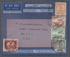 1949/2002 (ca.), Interesting Accumulation With 37 Mostly Used (few Unused) Airletters And AEROGRAMMES With Several... - Iraq