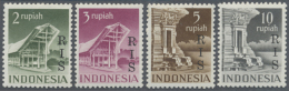 1948/1986, Stock In One Big, Full Filled Stockbook, Also With Complete RIS-overprint Issue 1950 Unused, 4 Highest... - Indonesië