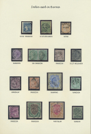 BURMA 1854-1930's: Collection Of 16 Stamps, From 1854 ½a. Blue (used Rangoon With Blue "B/156") And 2a.... - Andere & Zonder Classificatie