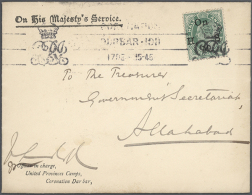 1911 CORONATION DURBAR: Group Of Seven Covers And A Folder All With Special "Coronation Durbar" Datestamps, With... - Andere & Zonder Classificatie