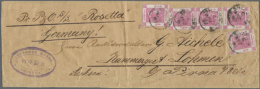 1897/1943, Covers (12), Used Ppc (2) Inc. Offices In China 10 C. Pair 1919 On Reg. Cover To Holland; And Aug. 1941... - Autres & Non Classés