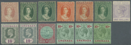 1861/1981, A Lovely Mint Collection From A Nice Section Early QV Issues, Several Overpints, 1883 ½ D. To 1... - Grenada (1974-...)