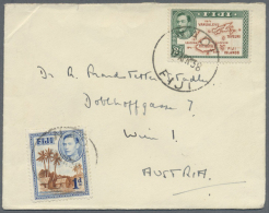 1904/1941 (ca.), Accumulation With Ten Covers And Used Picture Postcards With Several Interesting Pictures, First... - Fidji (1970-...)