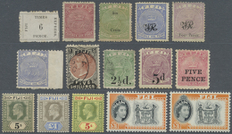 1870-1990 (ca.), Collection On Album Pages With Several Better Issues With Nice Part Early Definitives Incl. Fiji... - Fiji (1970-...)