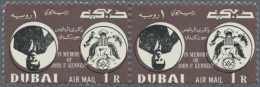 1964, Kennedy (Mi. # 113/115 And S/s # 22), Collection With Varieties, Inverted Centers, Missed Print, Inverted... - Dubai