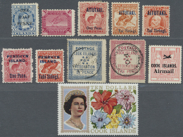 1892-1990 (ca.), Collection Incl. Aitutaki, Niue, Penrhyn, Rarotonga And Some Tokelau Islands On Album Pages With... - Cook