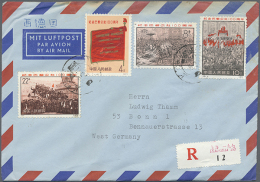 1975, The Annual Complete On Air Mail Covers (28), With Up To X8 Per Set Inc. Many Blocks-4 On Cover. Plus T7 In... - Autres & Non Classés