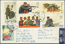 1966/2000 (ca.), Ppc/covers (52) To Germany, Also FDC (5), Hong Kong FDC (2). Total 59 Items. (R) - Autres & Non Classés