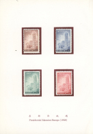 1954/1960, Lot Of Four Presentation Books (two With Brocade Cover), Comprising A Good Selection Of Better Issues,... - Andere & Zonder Classificatie