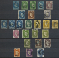 1857/1967, Mainly Used Collection On Stockpages, From 25 Stamps Early QV Heads. (D) - Sri Lanka (Ceylan) (1948-...)