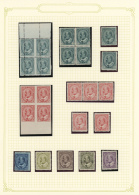 1903/1908, A Petty Mint Collection Of The KEVII Definitives, Some Gum Disturbances But All Stamps In Fresh Colours,... - Other & Unclassified