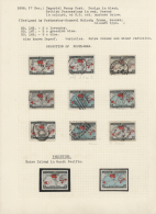 1898, Imperial Penny Post (SG 166/68), Specialised Collection Of 77 Stamps, Mounted On Leaves, Showing Varieties... - Autres & Non Classés