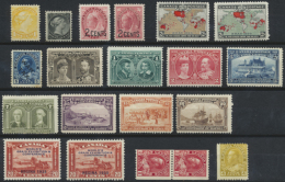 1876/1938 (ca.), A Mint Assortment Of QV And KGV Issues, Comprising E.g. 1908 Quebec Tercentenary 8 Values Mint... - Andere & Zonder Classificatie