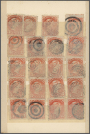 1870/1880 (ca.), Accumulation Of Apprx. 530 Stamps Of Small QV Heads, Mainly 1c. Yellow, Offering A Great... - Autres & Non Classés