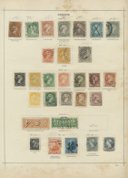 1851/1912, Almost Exclusively Used Collection On Album Pages, From Some Isuses Colony Of Canada, Main Value... - Autres & Non Classés