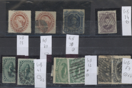 1862/1881, Mainly Used Lot Of 15 Stamps (see Photo). (D) - Brieven En Documenten