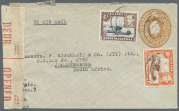 1893/1953, 34 Postal Stationery Items From Kenya, Uganda, Tanganyika, Nyassaland And Rhodesia Including Double Card... - Andere & Zonder Classificatie