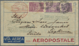 1929/1946, AIRMAIL, Lot Of 17 Airmail Covers Showing A Nice Selection Of Interesting Frankings, Airlines, Routes,... - Andere & Zonder Classificatie