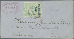 1866/1898, Group Of Five Better Covers, Thereof Three Dom Pedro Frankings Etc. (D) - Other & Unclassified