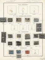 1844/1950, Mint And Used Collection In An Ancient Stylish "Schiffer" Album, From A Nice Section Classic Issues, Dom... - Andere & Zonder Classificatie