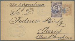 1894/1913, Group Of 12 Used Stationery Incl. Uprated Items To Foreign Destinations, Interesting Lot! (D) - Bolivie