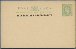 1901/1962, Bechuanaland/Bechuanaland Protectorate, Lot Of 31 Different Unused Stationeries Incl. Types, Comprising... - Other & Unclassified