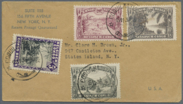 1923/1955 (ca.), Interesting Lot With Ten Covers Incl. Different Frankings, Registered And Airmail, Censored Items,... - Other & Unclassified