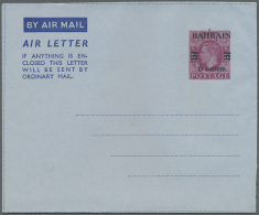 1950/1989 (ca.), AEROGRAMMES: Accumulation With About 400 Unused And Used/CTO Airletters And Aerogrammes With... - Bahrain (1965-...)