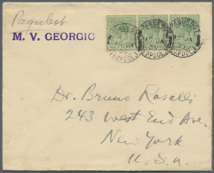 1913/1944, Lot Of Eight Better Covers/cards (single Lots), E.g. Ship And Airmail; In Addition Seven Used High... - Bahama's (1973-...)