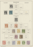 1852/1938, Collection On Preprinted Pages, Mostly Australian States, E. G. Southern Australia, Tasmania, Victoria... - Other & Unclassified