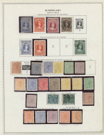 1865/1910 (ca.), Mint And Used Collection Of Apprx. 135 Stamps On Album Pages, Nice Part Mint Material, Shilling... - Ongebruikt