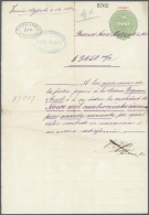 1813/1916, Collection Of Apprx. 120 Fiscal Documents Used/unused, Watermarked Sheets With Stamped/printed Value,... - Autres & Non Classés