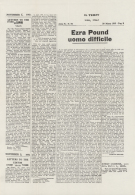 EZRA POUND (1885-1972), Poet, Group Of Seven Items: Handwritten Address On Envelope 1953 (to Prof. Otto Bird);... - Autres & Non Classés