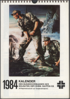 1938/1991, Sechs Propagandakalender. Darunter HJ Kalender Von 1938 Fridericus II Leichte Mängel, H.Gogela,... - Autres & Non Classés