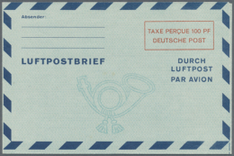 1948/1951, Inkl. Bizone. Sammlung Mit 10 Versch. "Luftpostfaltbriefen". Enthalten Sind Die Folgende Michel-Nrn: LF... - Autres & Non Classés