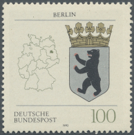 1992. Lot Mit 20x Länderwappen 100 Pf "Berlin" Als Fälschung In Offsetdruck Auf Dickem Papier Ohne... - Autres & Non Classés