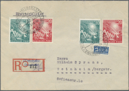 1949/1999, Gestempelte Sammlung In 14 Ordnern Mit Hunderten Briefen Dabei Viele Bessere Aus Den Ersten Jahren... - Autres & Non Classés