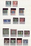 1946/1960, Bizone/Bund, Sauber Gestempelte Kleine Sammlung, Dabei Exportmesse-Block (20 Pfg.-Marke Und Blockschnitt... - Autres & Non Classés