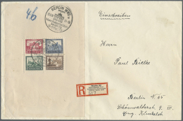 1872/1945, Interessanter Posten Von Ca. 400 Belegen, Dabei Rohrpost, Flug- Und Zeppelinpost, KZ- Und Gerichtspost,... - Autres & Non Classés