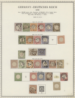 1872/1954 (ca.), Posten Auf Einigen Hundert Losen Vordruckblättern Mit überwiegend Marken Aus Dem... - Autres & Non Classés