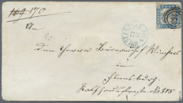 1822/1960, Interessanter Brief Und Ganzsachenposten In 4 Briefalben, Dabei Auslandsbriefe Aus Elberfeld Nach... - Autres & Non Classés